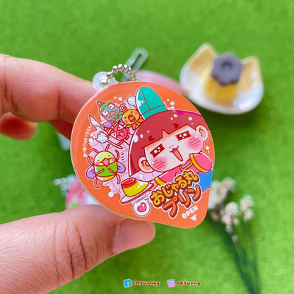 Prince Terumaru – Squishy Pudding-shaped Keychain