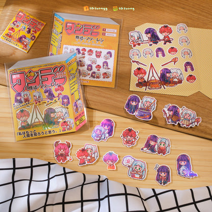 Frieren's party Holographic Sticker Pack