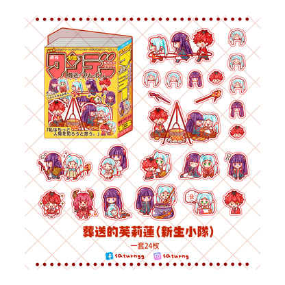 Frieren's party Holographic Sticker Pack