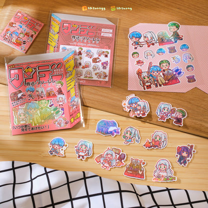 Frieren The Hero Party Holographic Sticker Pack