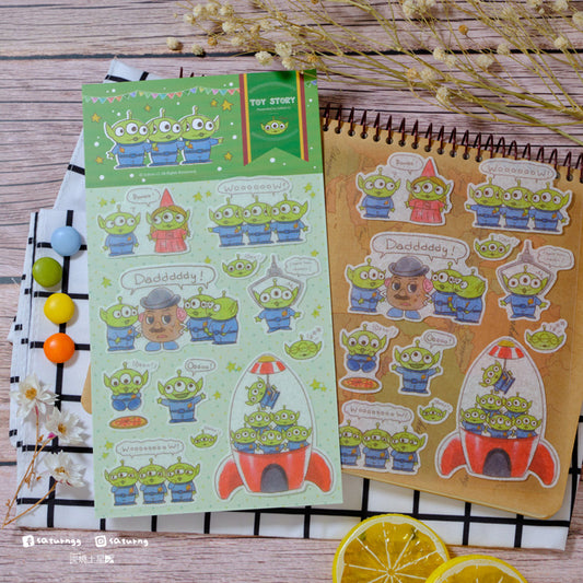 Toy Story Alien Full Collection - Washi Stickers
