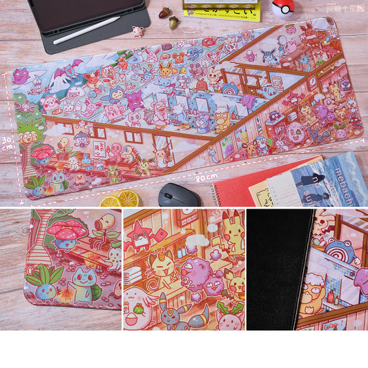 Pokemon public bath house Big Gaming Mousepad