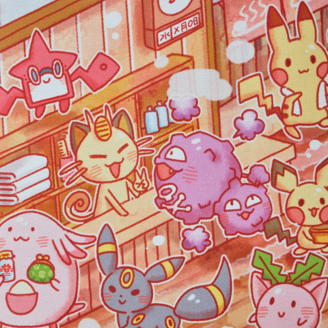 Pokemon public bath house Big Gaming Mousepad