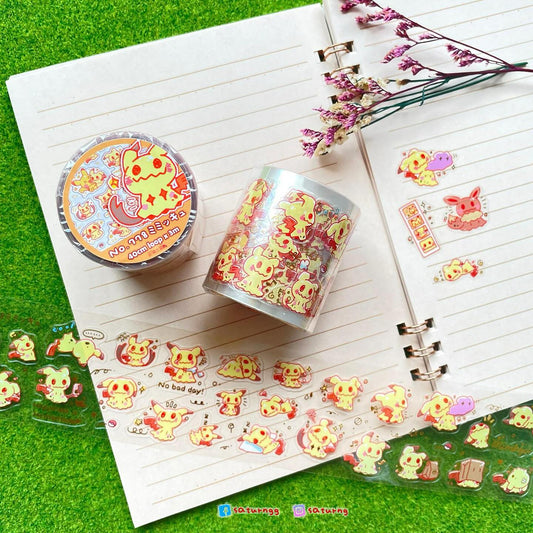Mimikyu Foil-stamped Die-cut PET Tape