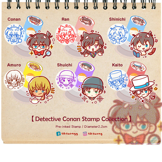 Detective Conan Pre inked Stamp