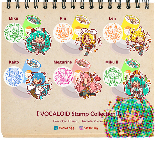 Vocaloid Pre inked Stamp